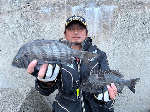 茨城県那珂湊での黒鯛釣り