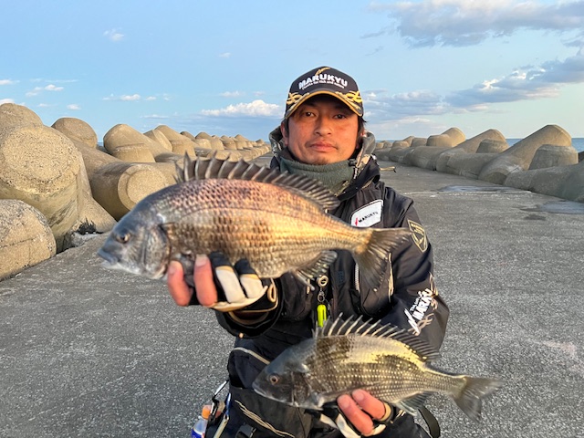 茨城県大洗での黒鯛釣り