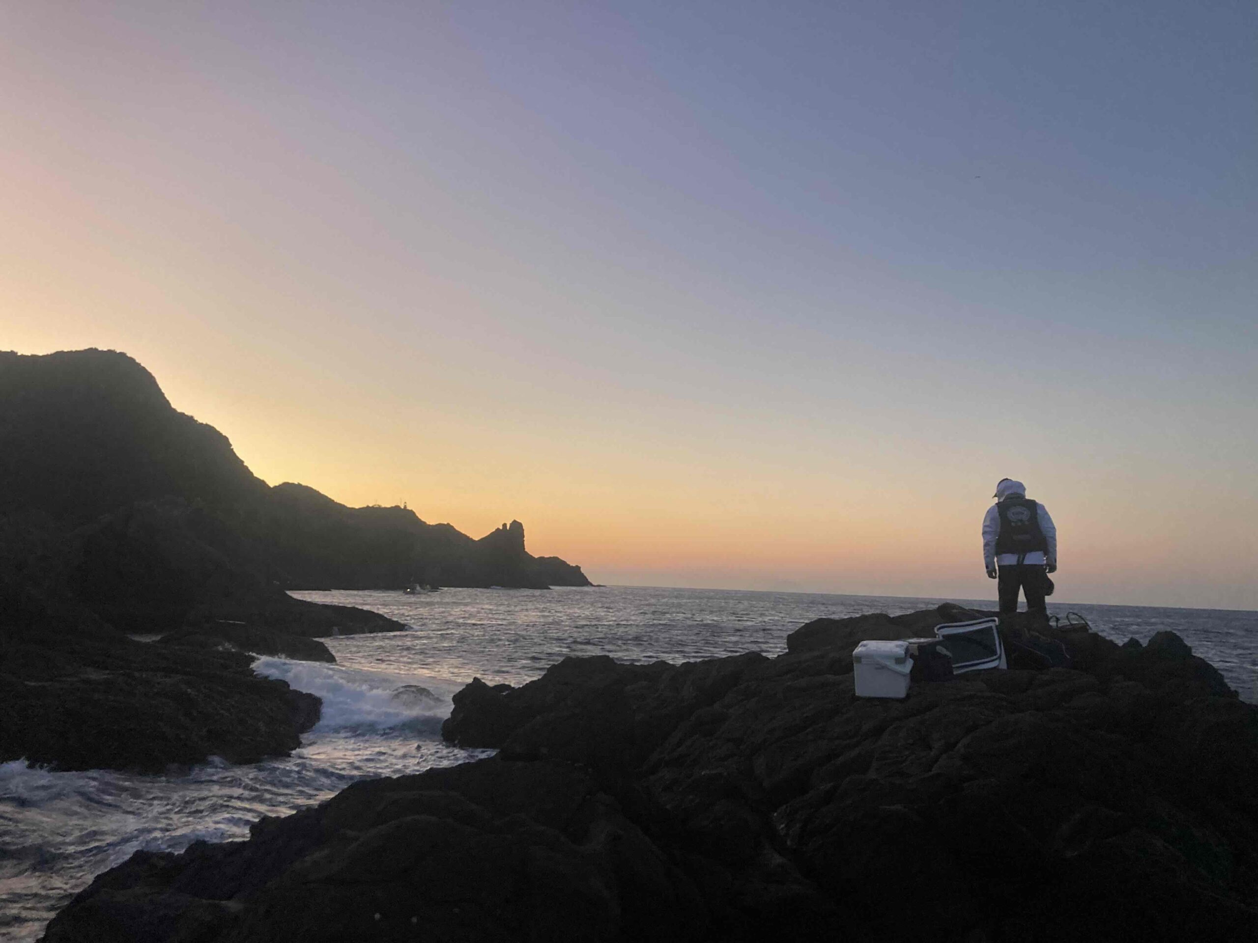 クラブの後輩と釣り納めで坊津へ